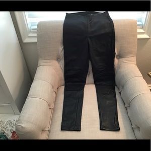 Vegan leather leggings